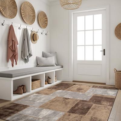 World Rug Gallery Modern Linear Area Rug
