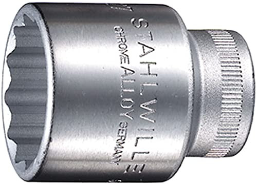 Stahlwille 50a dopsleutelinzetstuk 1/2 inch, 12,5 mm sleutelbreedte, 7/16 inch, Lengte: 38 mm