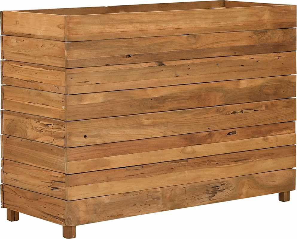 Freeport Park Commer Planter Box Brown 72cm H x 100cm W x 40cm D