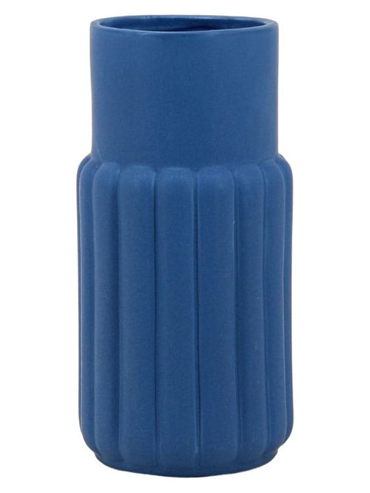 Ornami Vase "Sharon" in Blau - (H)20 x Ø 10 cm - onesize