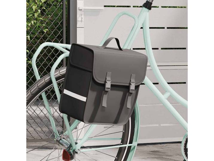 vidaXL Fahrradtasche für Gepäckträger Wasserdicht 21 L Schwarz