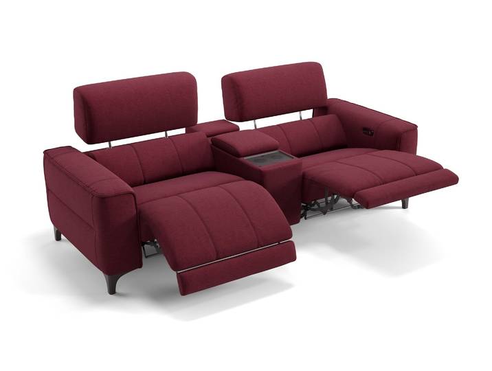Stoff 2-Sitzer Kinosofa Nanto Heimkinosessel Kinosessel