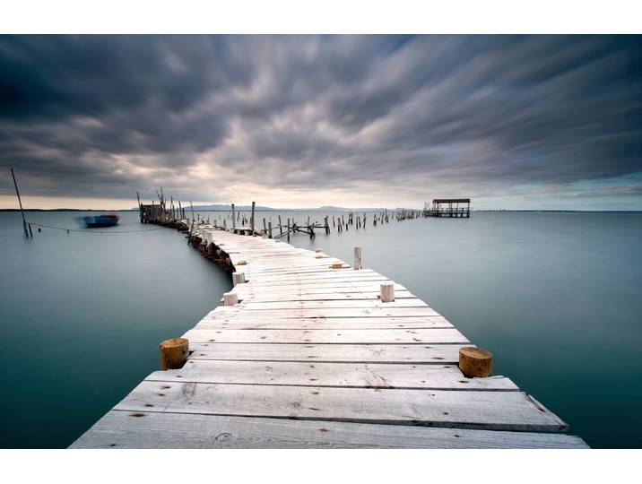 Fototapete PAPERMOON Photo-Art JORGE FETEIRA, LETZTER PFAD , bunt, B:2,5m L:1,86m, Vlies, Tapeten, Fototapete