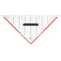 RUMOLD Geometriedreieck 1158 32,5cm Kunststoff transparent