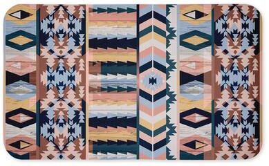 "Stupell Boho Geometric Printed Anti-Fatigue Floor Mat, 30""x18"""