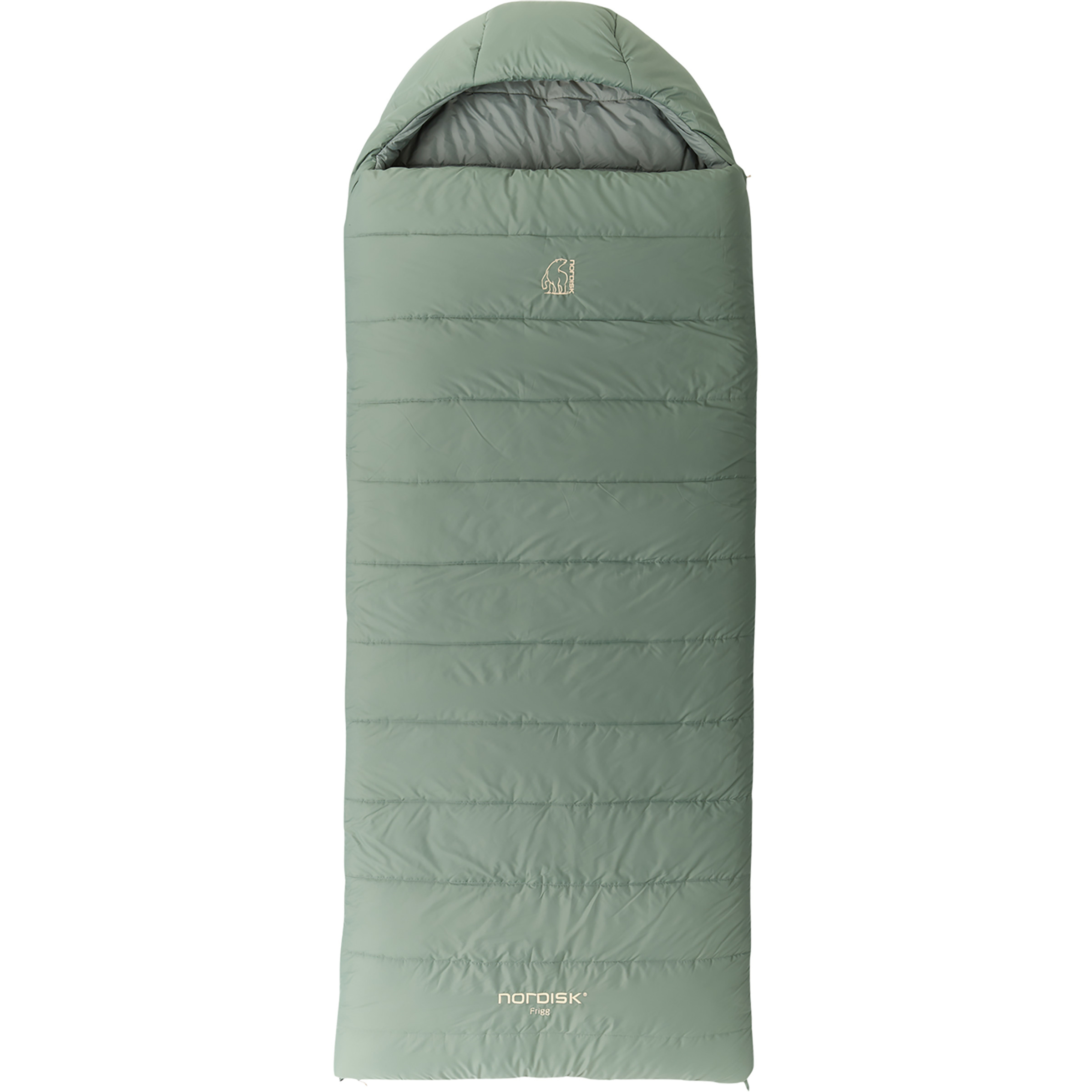 Nordisk Frigg ±0° Schlafsack Kunstfaserschlafsäcke gruen Größe max. 205cm Camping Isolierend