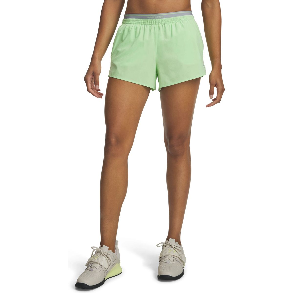 Under Armour Vanish Woven 3in Shorts green mod gray (712) M 6009965-712-MD