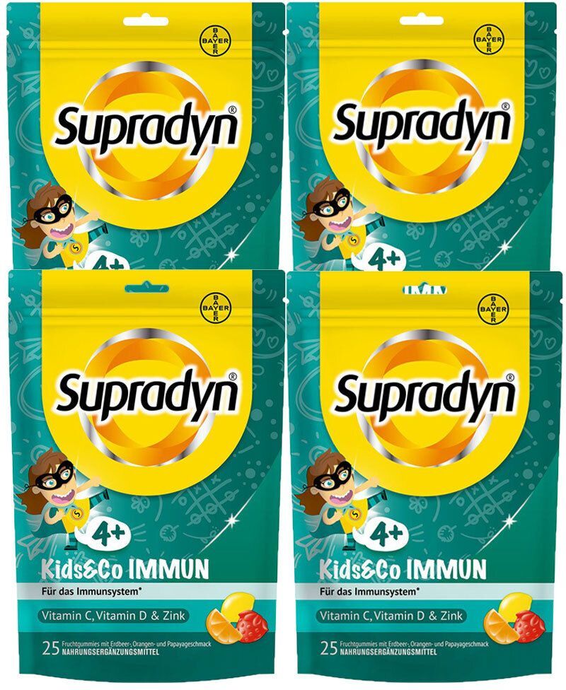 4x Supradyn Kids & Co Immun 4x25 St Bonbons