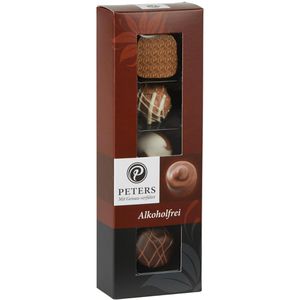 Peters Pralinen mit Genuss verführt Alkoholfrei, 5 Stück, 5 verschiedene Sorten, 62 g