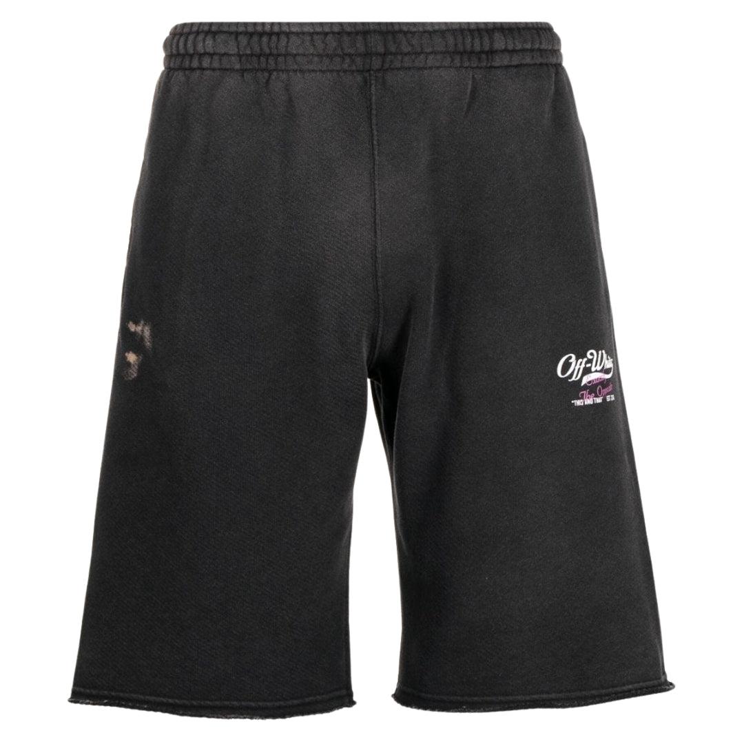 Off-white Wave Off Sweatshorts Schwarz