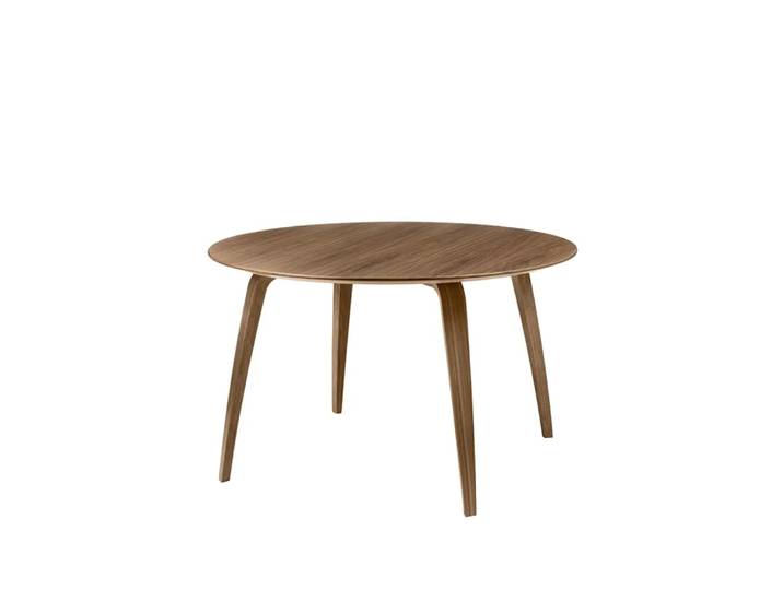 GUBI Gubi runder Esstisch American walnut