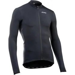 Northwave, Herren, Velotrikot, Fahrenheit L/S Trikot (M), Schwarz, Gelb, M