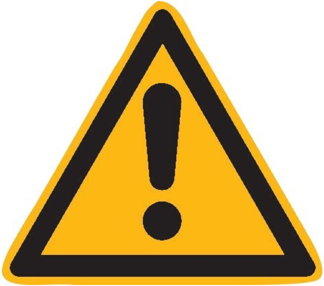 SafetyMarking Panneau d'avertissement film SL 200 mm Danger ; wolk (21.0197)