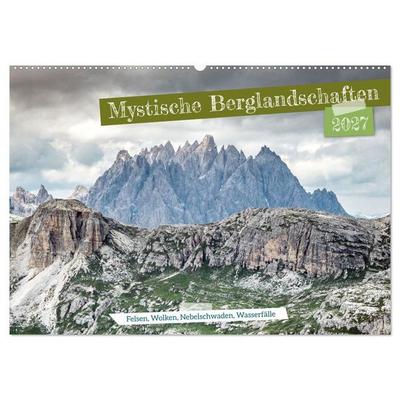 Mystische Berglandschaften (Wandkalender 2027 DIN A2 quer), CALVENDO Monatskalender