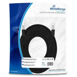 Netzwerkkabel/ Patchkabel CAT6 bis 1GBit, RJ45, schwarz, 15m