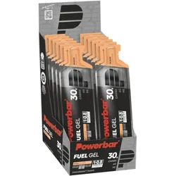 POWERBAR Black Line Energiegel Fuel Gel 30 Peach | 12 Beutel Box