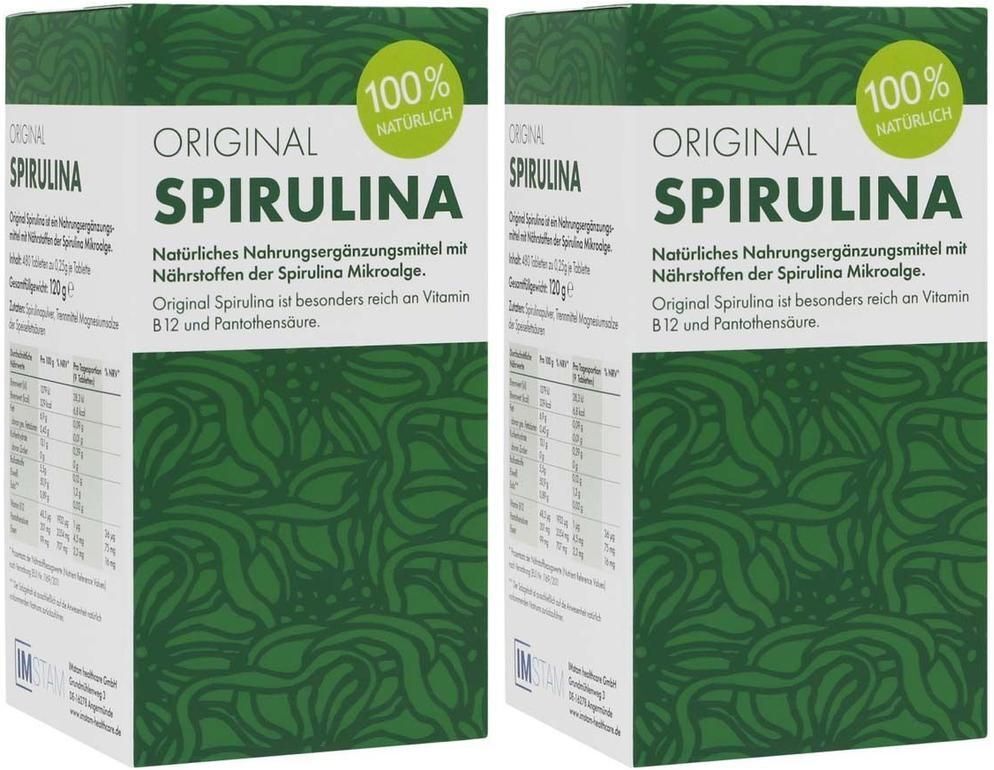 Original Spirulina Tabletten 2x 2x480 St