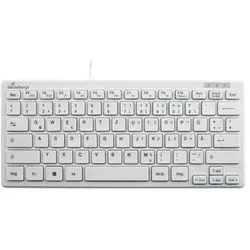 MediaRange MROS113 Tastatur Büro USB QWERTZ Deutsch Weiß