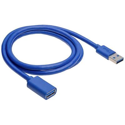 Akyga USB-Kabel USB-A Stecker, USB-A Buchse 1.00m Schwarz AK-USB-28