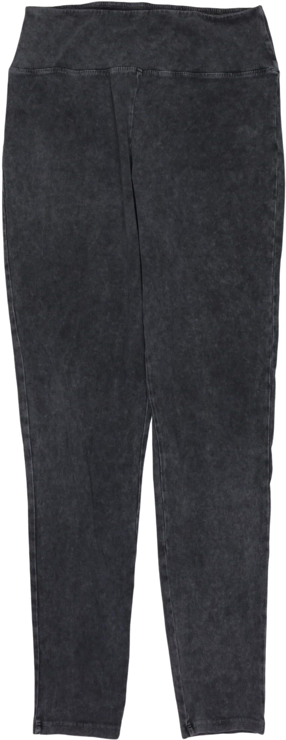 Karo Kauer Damen Stoffhose, Grau, Gr. M, Baumwolle / Elasthan - Second Hand