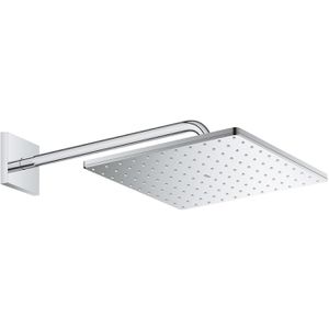 GROHE Kopfbrause Rainshower Mono 310, 26564000, verchromt, 31 x 31 cm, eckig, 1 Strahlart & 42cm Brausearm