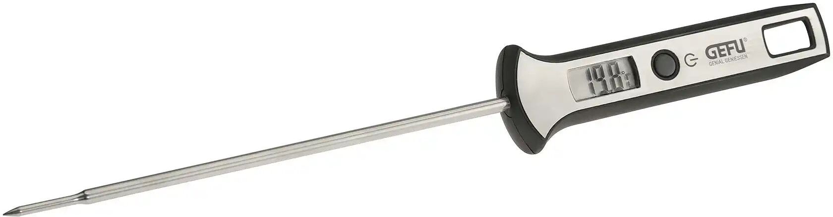 Gefu Digitalthermometer  SCALA ¦ grau ¦ Kunststoff,Edelstahl ¦ Maße (cm): B: 3,1