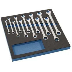 Tecwerk Werkzeugmodul 12-tlg.2/3-Modul Schlüsswelweiten 8-19mm