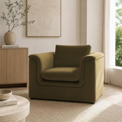 Manhattan Comfort Haven Upholstered Living Room Accent Chair