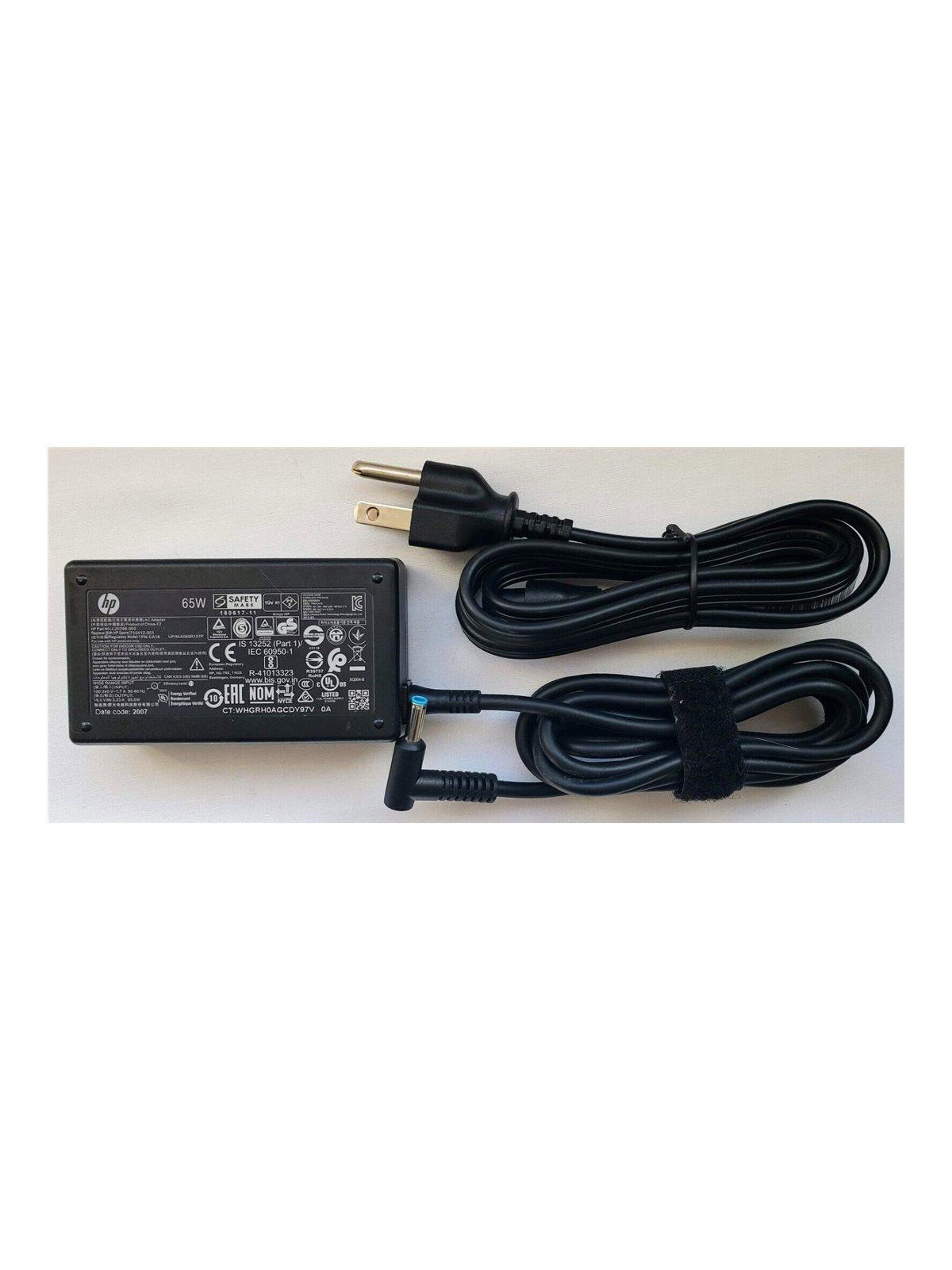 HP Smart - power adapter - 4.5mm plug 3-pin right-angle connector - 65 Watt