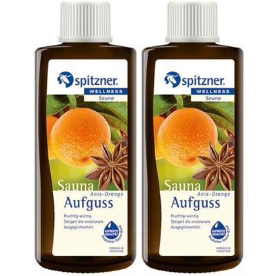 Spitzner Saunaaufguss Anis Orange Wellness 2x 2x190 ml Konzentrat