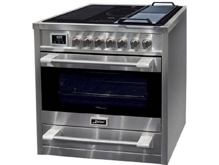 Kaiser Küchengeräte Induktions-Standherd HC 93691 IR//5 Jahres Garantie, Elektro Standherd 90 cm /mit Induktionskochfeld /5 Kochzonen