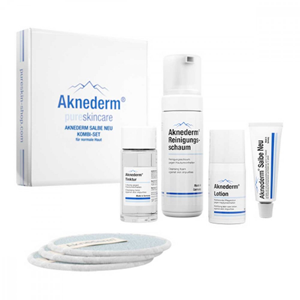 gepepharm GmbH Aknederm Salbe Neu Kombi-Set für Normale Haut 17150809