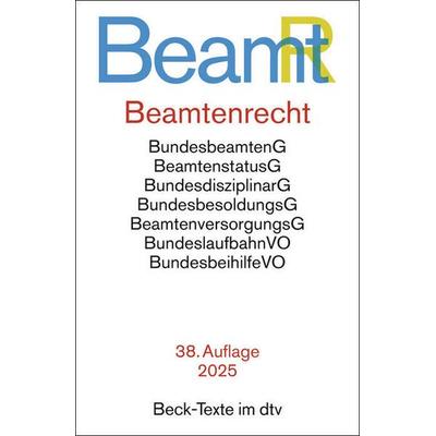Beamtenrecht. BeamtR, Taschenbuch von , dtv, 978-3-406-82012-0