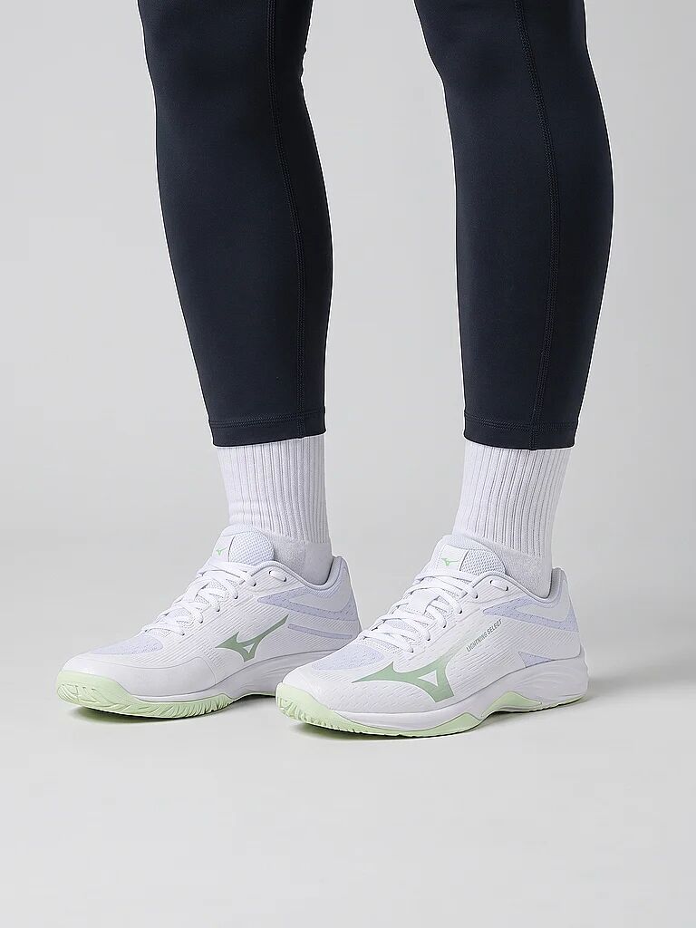 Mizuno Damen Hallenschuhe Lightning Select weiss   40 W