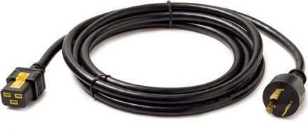 APC Stroomkabel IEC 60320 C19 naar NEMA L6-20 (M) 240 V 20 A 3 m Zwart