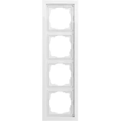 Gira Abdeckrahmen 4f flach Gira 0214705