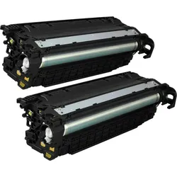 2 Kompatible Toner ersetzt HP CE260XD 649X Doppelpack schwarz