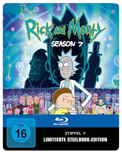 Rick & Morty - Staffel 7 – Limited Steelbook (exklusiv bei amazon.de) [Blu-ray] - Preis vom 09.10.2026 07:28:09 h