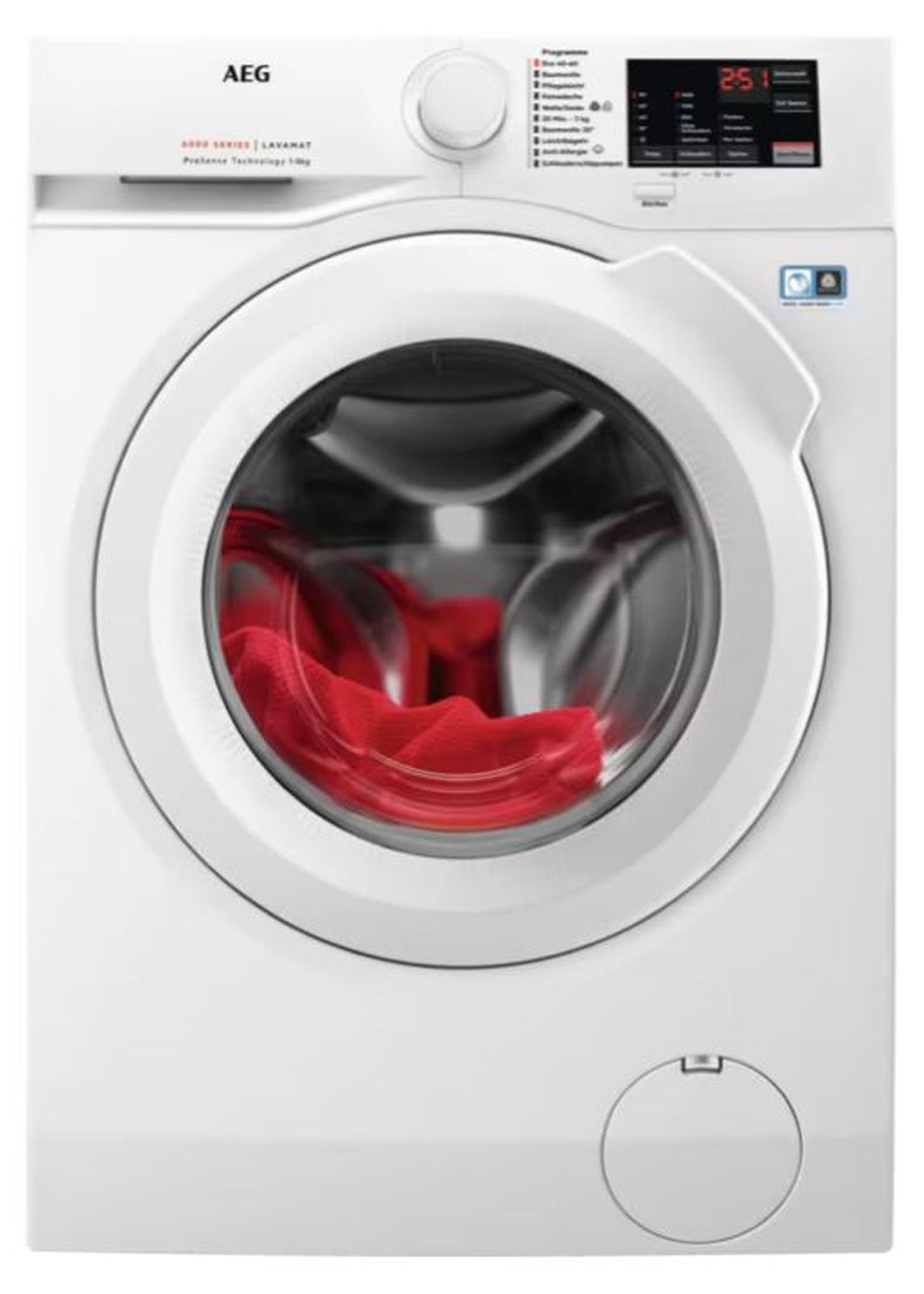 AEG Series 6000 L6FBA51680, Frontlader, 8 kg, B, 75 dB, 1600 RPM, A