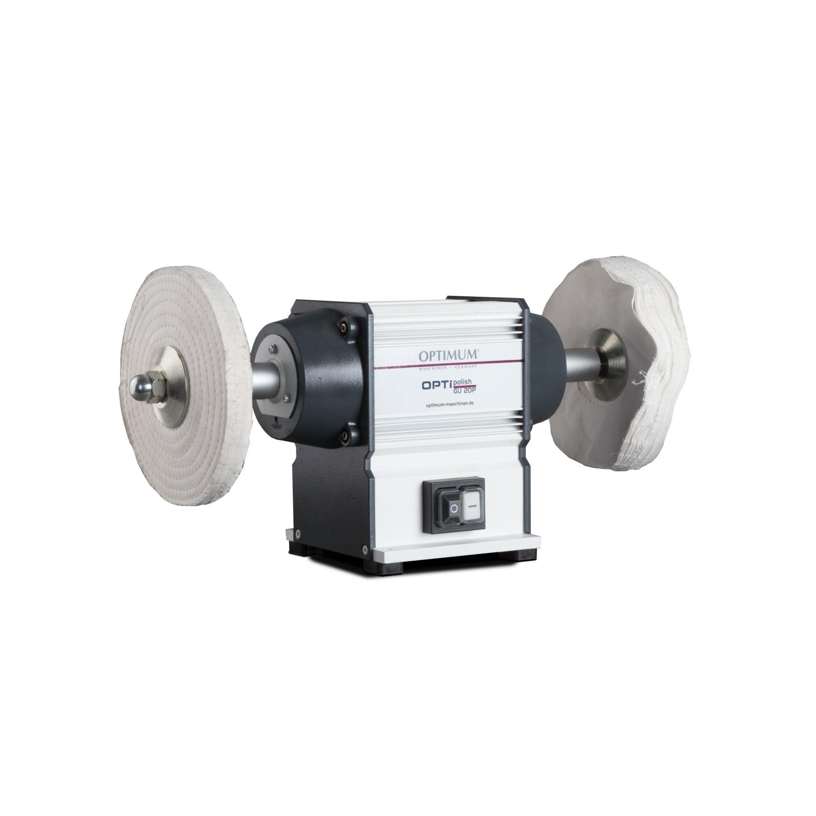 Optimum Poliermaschine OPTIpolish GU 20P (für Metall, 2x Polierscheiben) 3101540