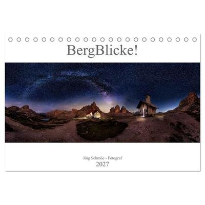 BergBlicke! (Tischkalender 2027 DIN A5 quer), CALVENDO Monatskalender