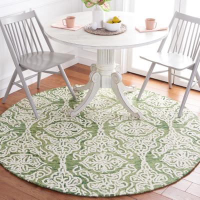SAFAVIEH Handmade Blossom Mahalia Modern Floral Wool Rug