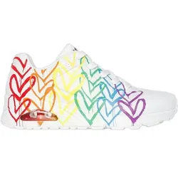 SKECHERS Damen Lifestyle-Sch. nieder Da UNO-FULL OF LOVE, Größe 38 in Schwarz Schwarz