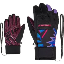 ZIENER Kinder Handschuhe LANUS AS(R) PR glove junior, Größe 3 in Schwarz Schwarz