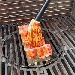 BBQ Mop aus Baumwolle zum Marinieren  mit einem Holzgriff