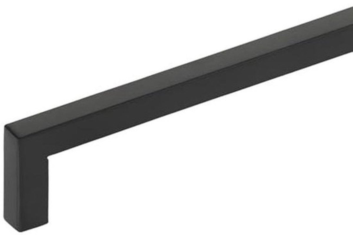 Zwarte RVS Meubelgreep 640 mm - Moderne Staafgreep voor Keuken en Meubels