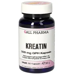 Kreatin 500 mg Gph Kapseln