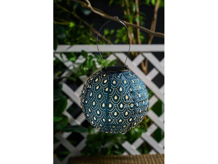 Lanterne solaire Sunshine Charm Ø 20cm Bleu