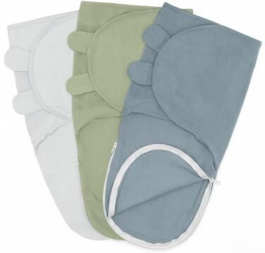 Easy Swaddle Blanket with Zipper Closure by Comfy Cubs