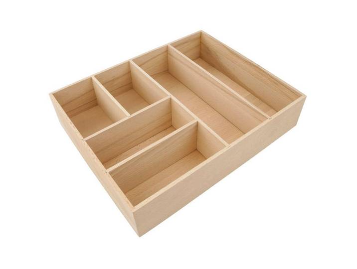 Mid.you Schubladenbox, Buchefarben, Holz, Buche, 26x7x32 cm, Ordnen & Aufbewahren, Dekoboxen & Aufbewahrungsboxen, Schubladenboxen